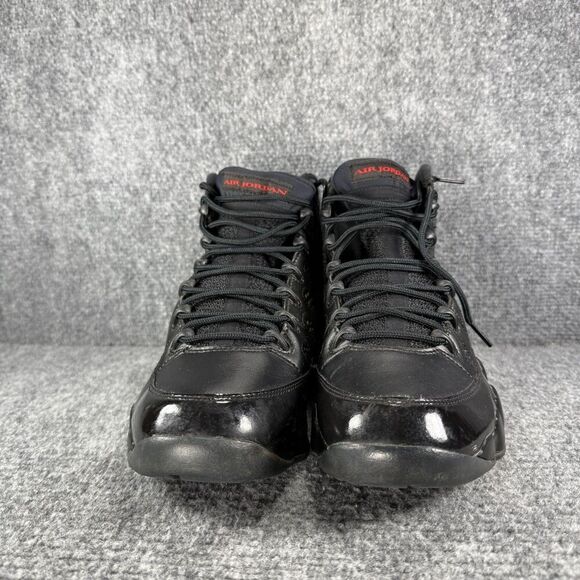 Jordan 9 Retro Bred Mens Size 8.5 Black Patent Leather Athletic Sneakers - Picture 3 of 15